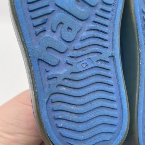 Native Jefferson Size C8 8 Navy Blue Toddler Slip On Shoes - Picture 4 of 11
